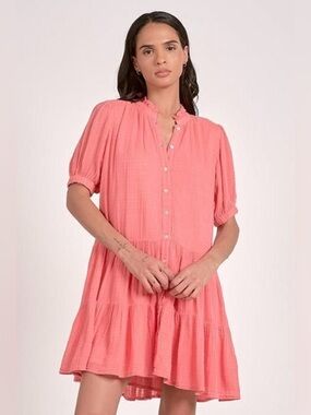 Emelia coral Mini Dress size XS